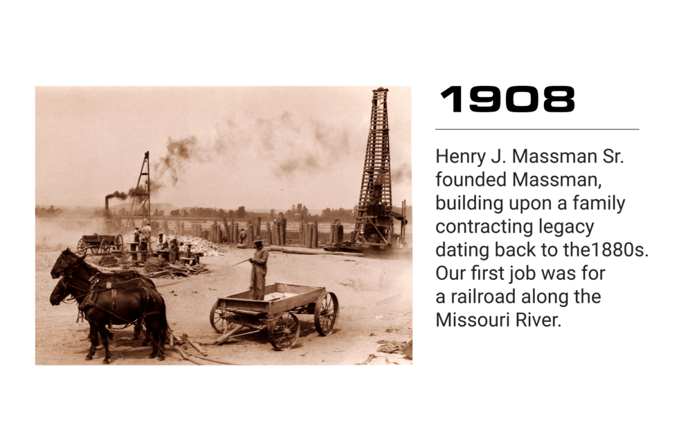 Massman Construction History Est. 1908